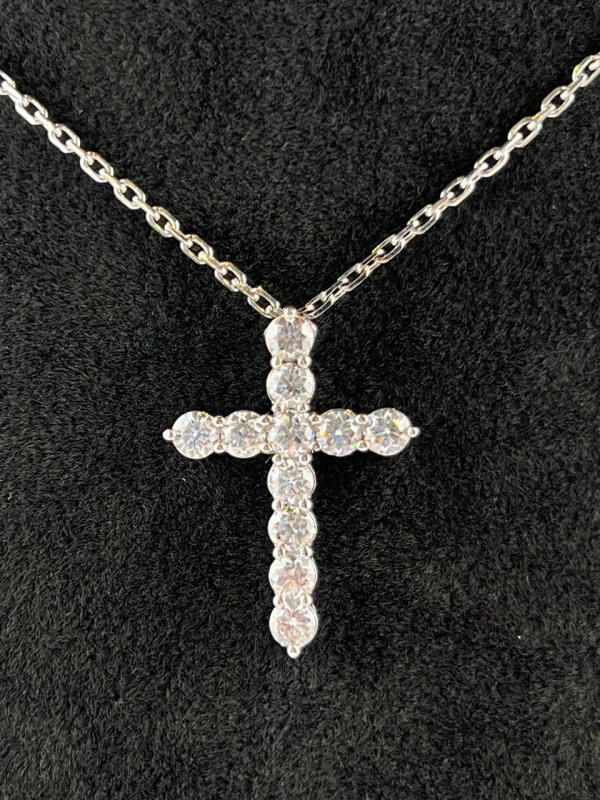 DeRosa DIAMOND CROSS 2.05 CT PENDANT (LARGE MODEL) C100205 3