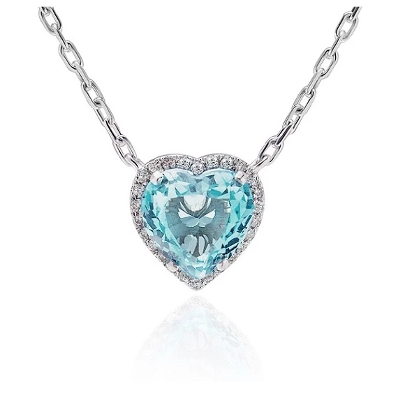 TOPAZ HEART PENDANT 