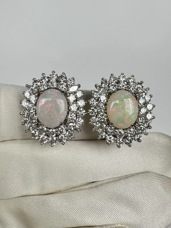 RalfDiamonds OPAL AND DIAMOND EARRINGS RD562 2