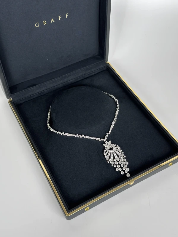 Graff Butterfly Diamond 16.00 ct Necklace RGN16.00 5