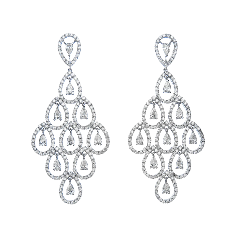 RalfDiamonds PEAR DIAMOND 3.20 CT EARRINGS NN0916 1