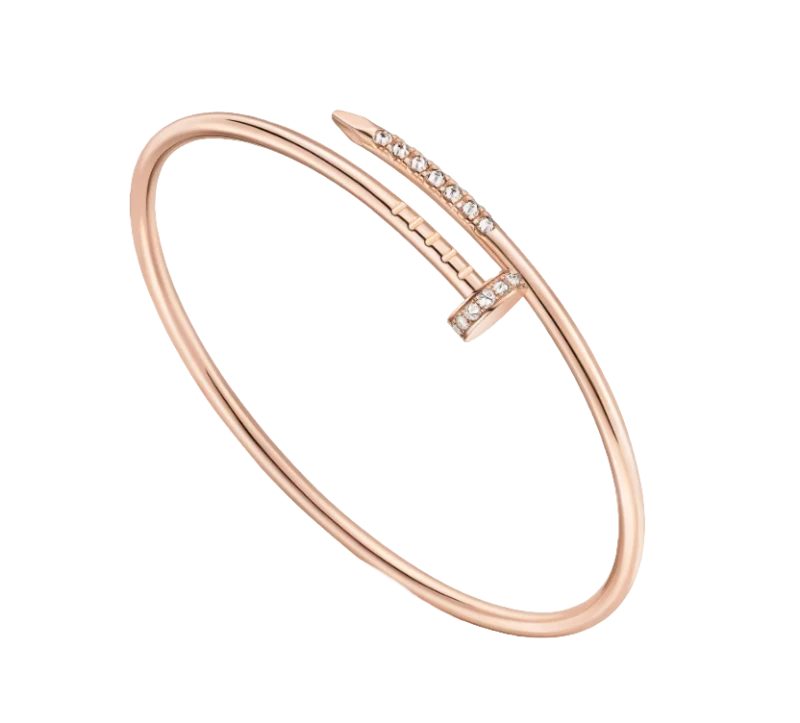 Cartier Juste un Clou bracelet, small model, reverse-set diamonds (SIZE 17) B6091317 1