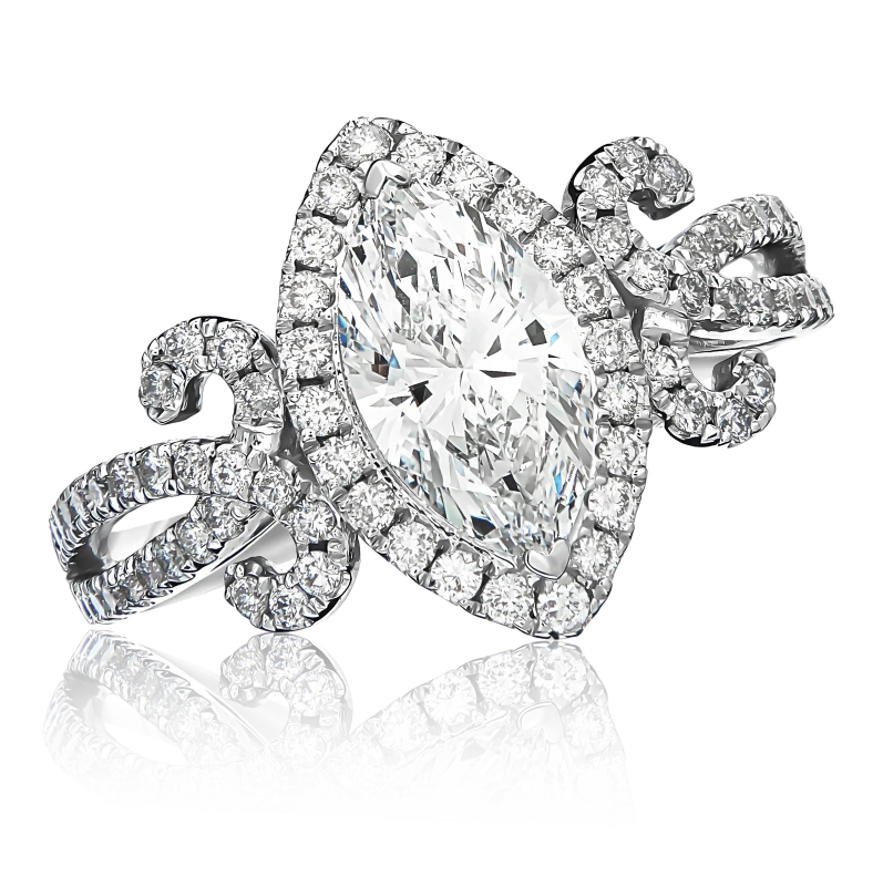 MARQUISE DIAMOND 1.01 CT D/VVS1 RING (GIA)