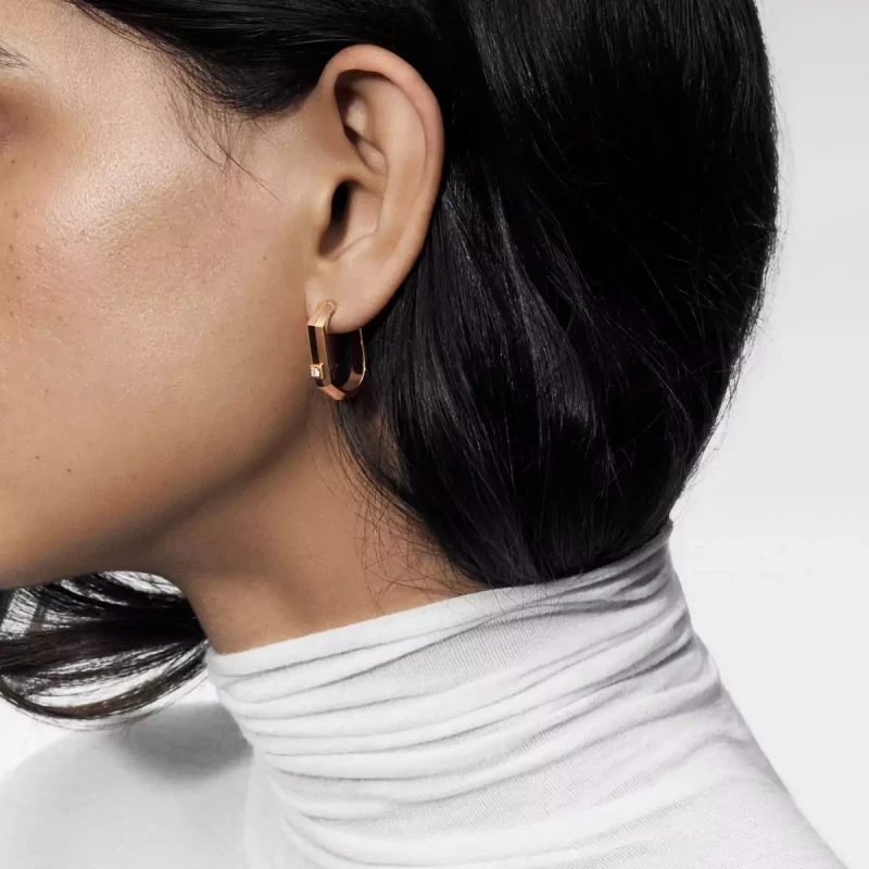 MESSIKA Moderniste single earring, small model 14682-PG 3