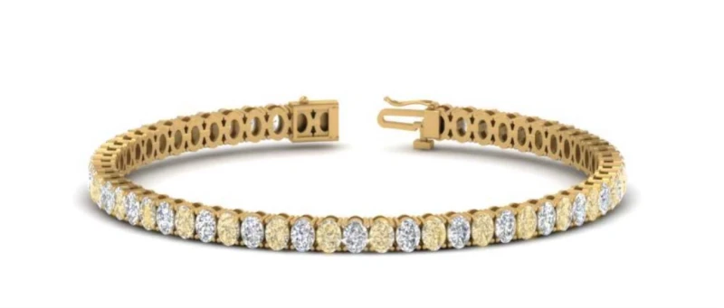 DeRosa OVAL DIAMOND BRACELET (SIZE 17) B156312406 1