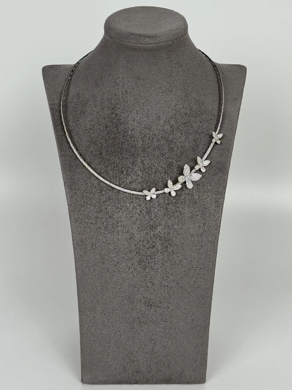 GRAFF Pavé Butterfly Abstract Diamond Necklace RGN891 3