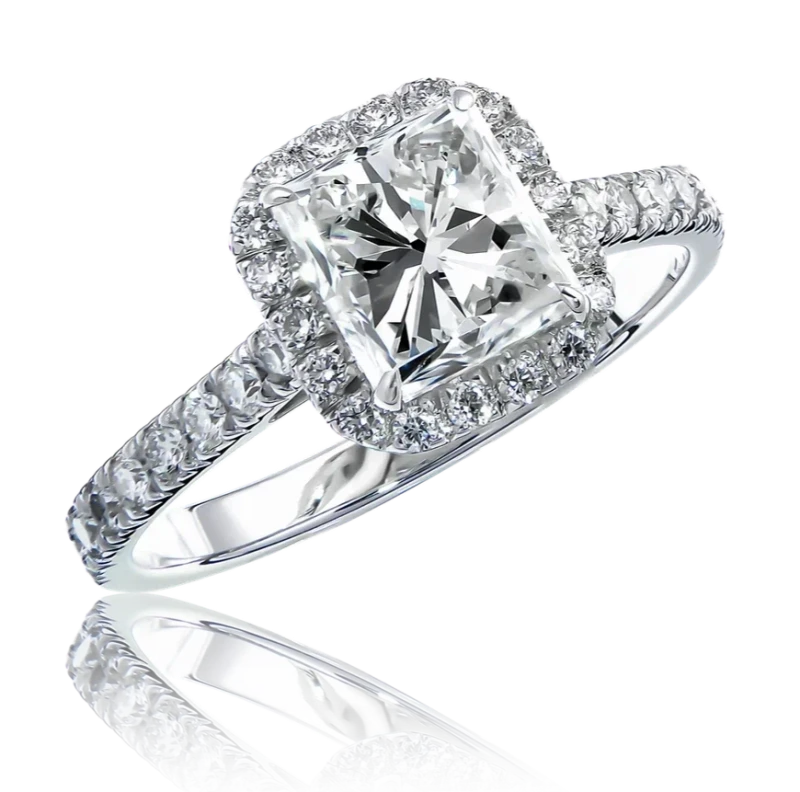 RADIANT DIAMOND 1.63 CT I/SI1 (MGL) SIZE 52