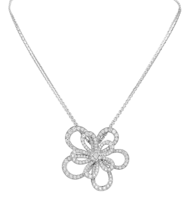 Van Cleef & Arpels Flowerlace Clip and Pendant VCARP0I300 1