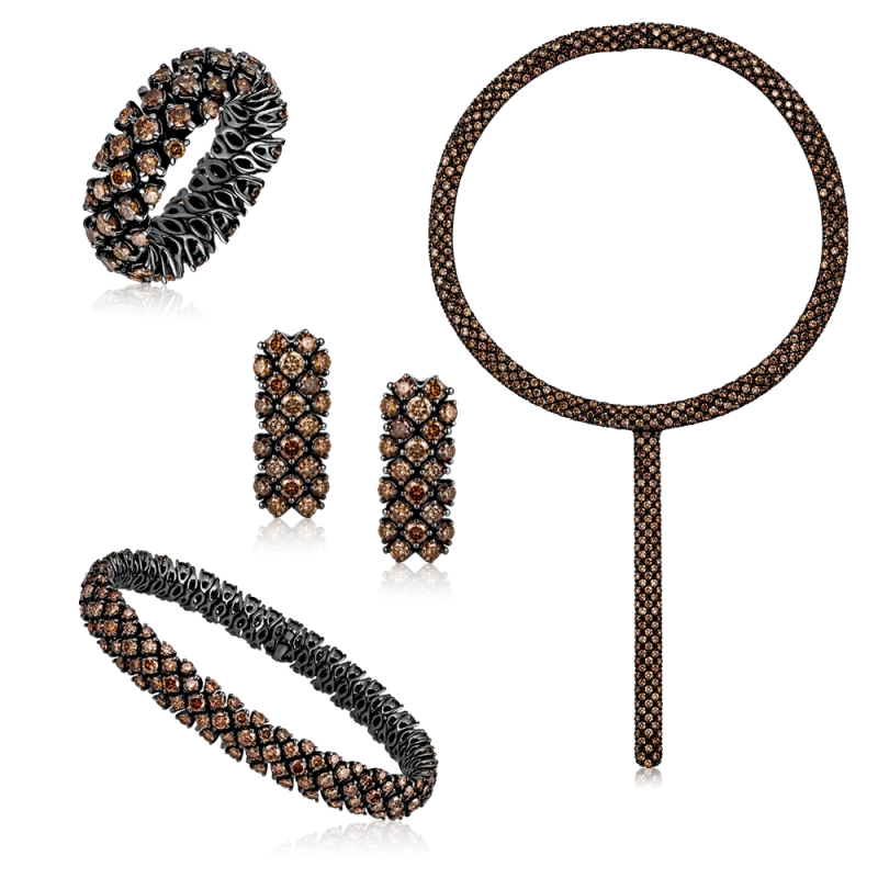 BROWN DIAMONDS SET