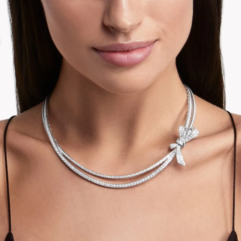 GRAFF Tilda’s Bow Diamond Necklace RGN710 1