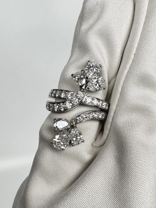 Cartier DIAMONDS 4.29 CT RING (SIZE 51) CR1116 4