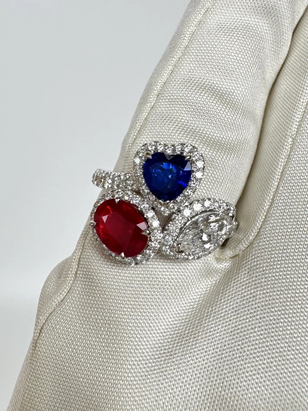 RalfDiamonds MULTI GEMSTONES RING (SIZE 55) RFD2137 3