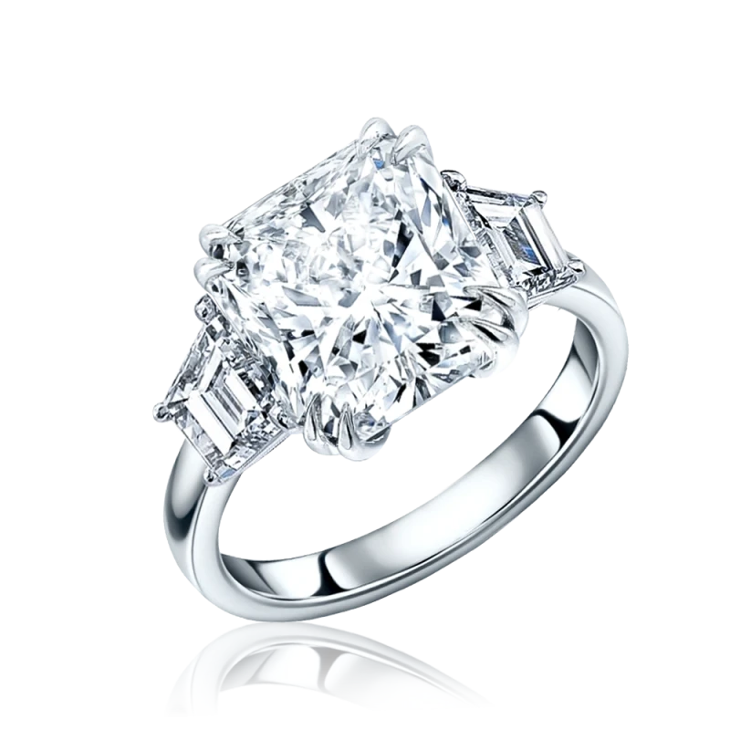 Earrings without a brand RADIANT DIAMOND 5.02 CT H/VS2 (GIA) NN5.02 CT H/VS2 (GIA) 1