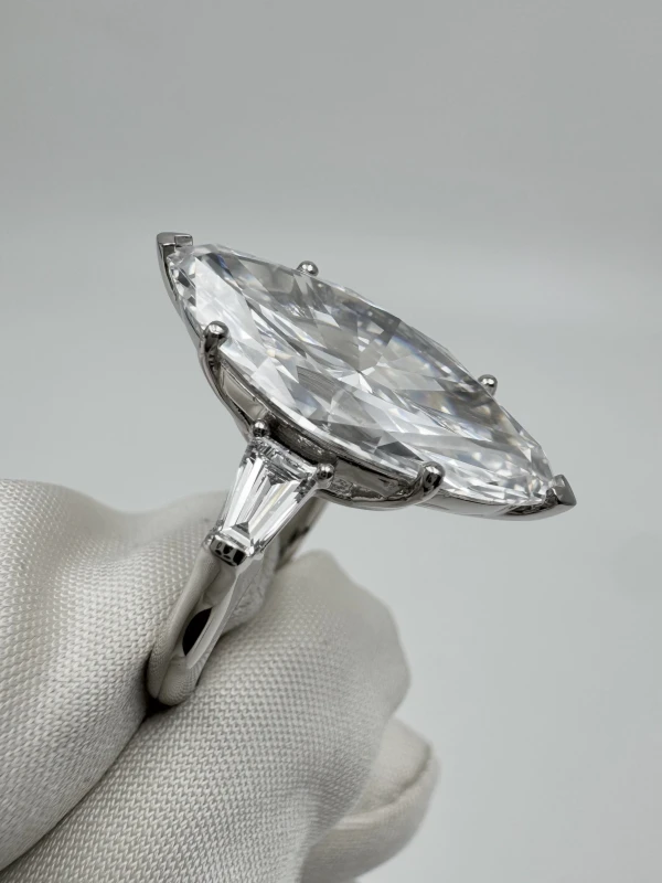 No name MARQUISE DIAMOND 9.06 CT D/VS1 RING (GIA) 109-NN9.06 6