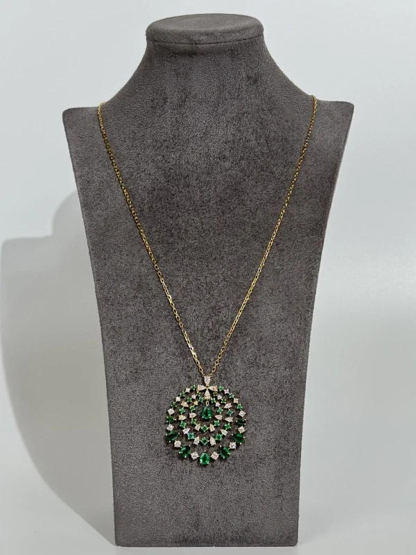 DeRosa EMERALD & DIAMOND NECKLACE N24498996B 3