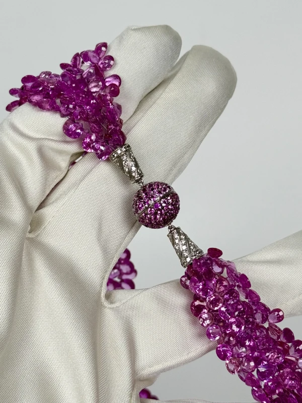 Adler SAPPHIRE AND DIAMOND NECKLACE ADLER Necklace 6