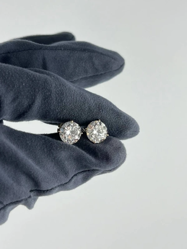 No name ROUND DIAMOND 3.01-3.02 K-I/I1 EARRINGS 3.01-3.02 K-I/I1 6