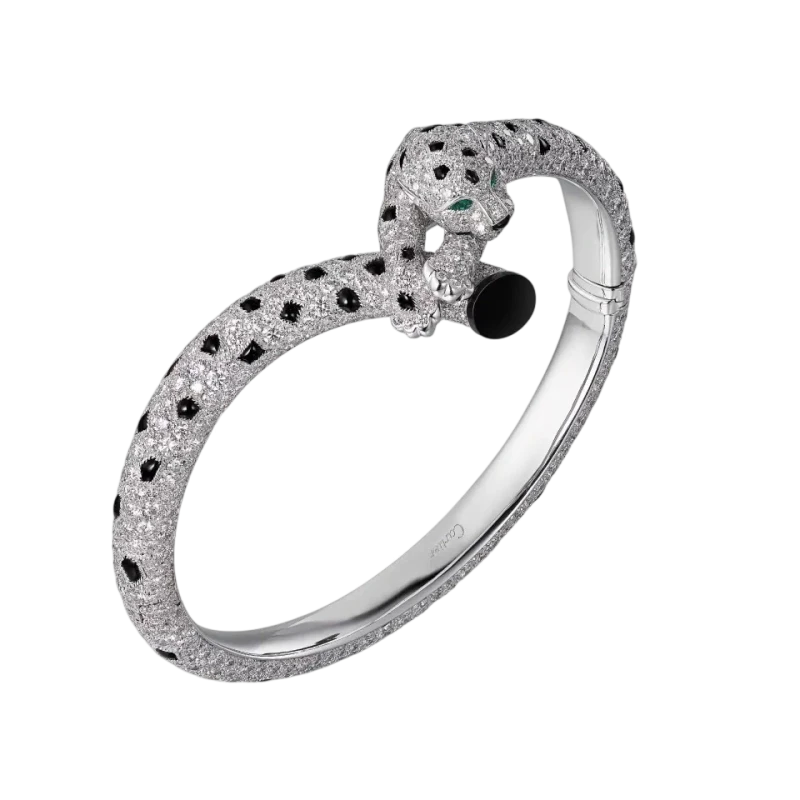 PANTHÈRE DE CARTIER BRACELET, PAVED (SIZE 16)
