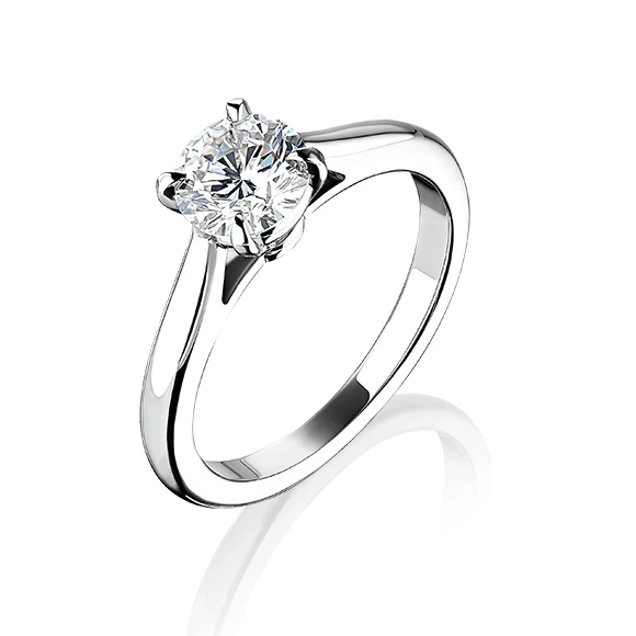 1895 SOLITAIRE RING 0.55 CT E/IF