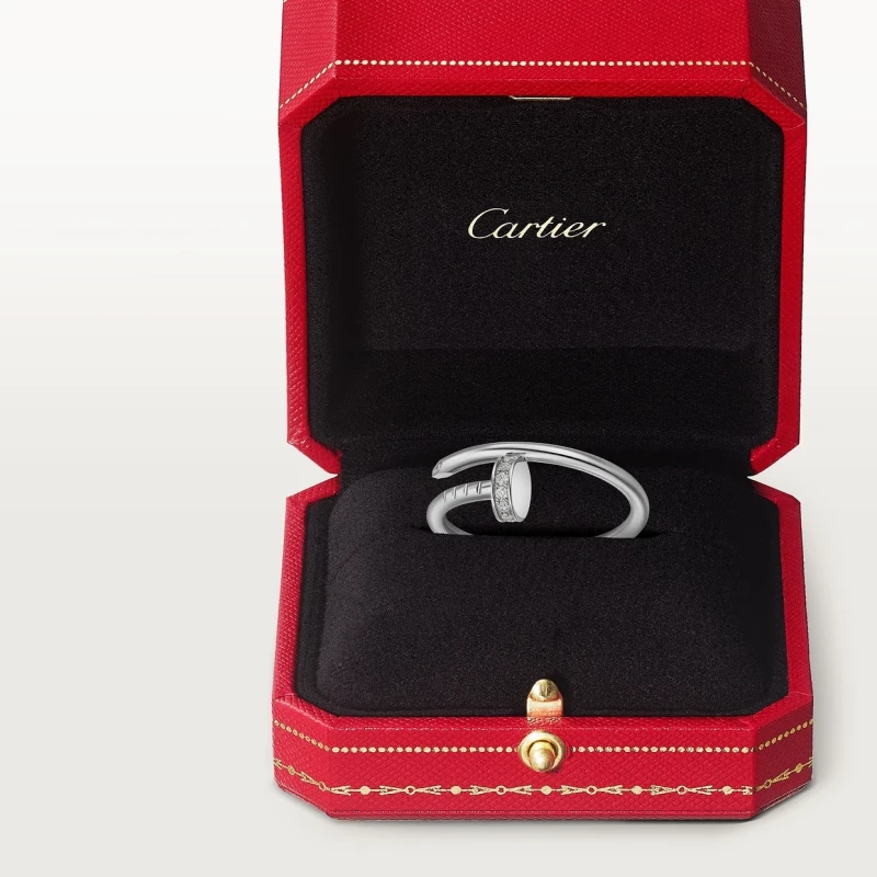 Cartier Juste un Clou ring, small model, diamonds (SIZE 51) B4245051 1