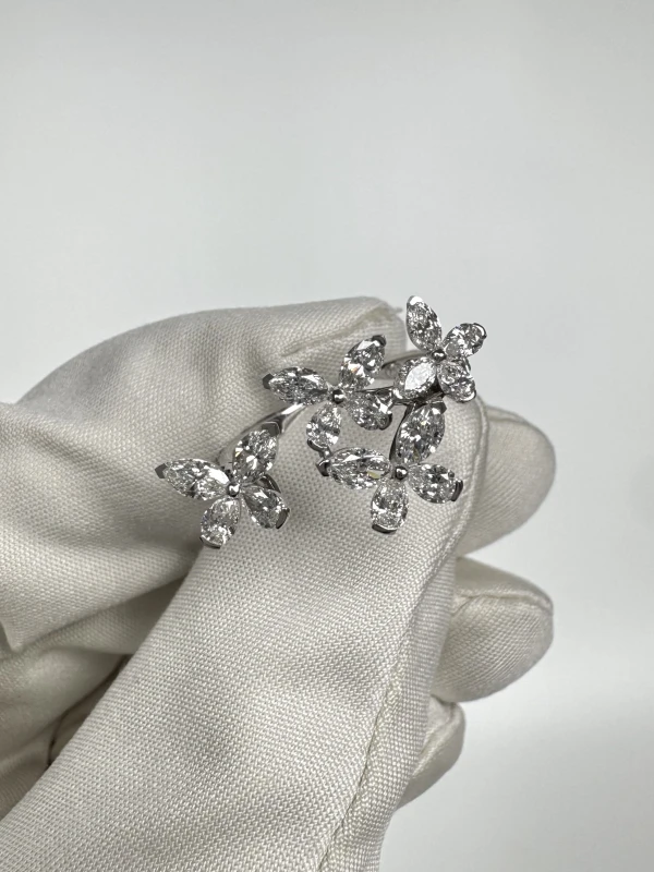 DeRosa Butterfly Diamond 1.80 ct Ring (SIZE 54) R546021 2