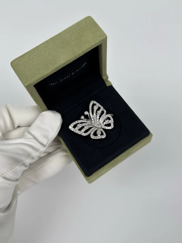 Van Cleef & Arpels FLYING BUTTERFLY BETWEEN THE FINGER RING (SIZE 51) VCARA13500-51 6