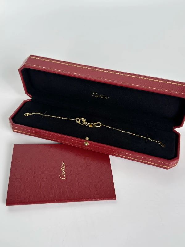 Cartier PANTHERE DE CARTIER BRACELET, DIAMONDS (SIZE 18) B6064518 5