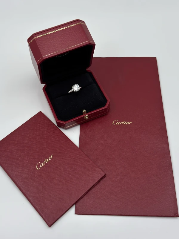Cartier 1895 SOLITARE RING 3.02 CT E/VS1 (SIZE 50) 3.02 CT E/VS1 5