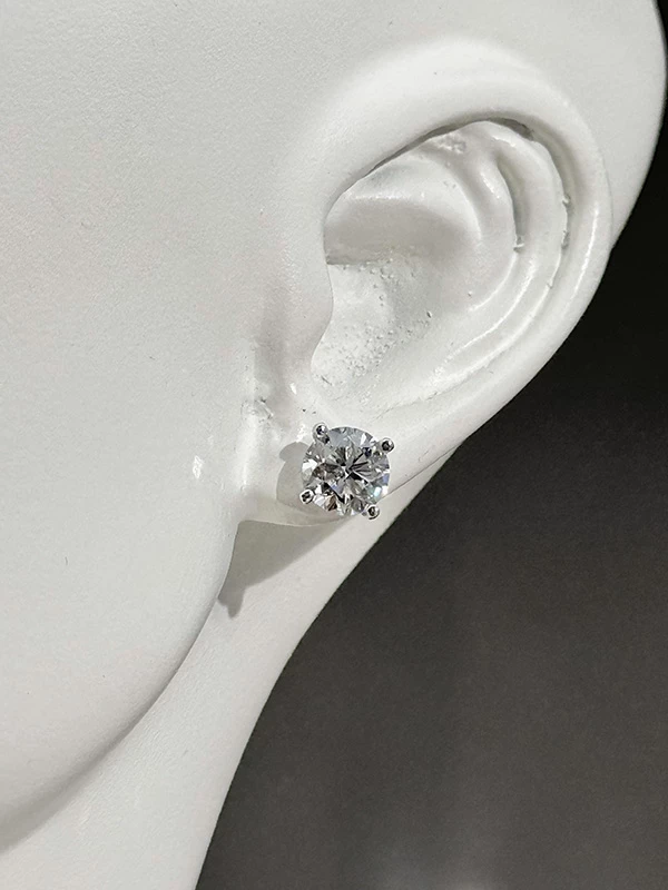 Earrings without a brand СЕРЬГИ С БРИЛЛИАНТАМИ 0.90 CT H/VS1 - 0.90 CT H/VS1 0.90 CT H/VS1 - 0.90 CT H/VS1 6