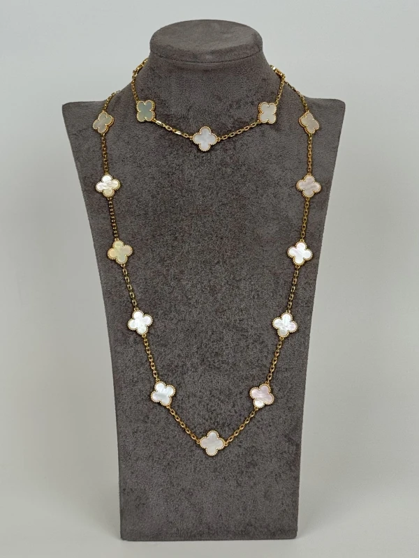 Van Cleef & Arpels VINTAGE ALHAMBRA LONG NECKLACE, 20 MOTIFS VCARA42100 4