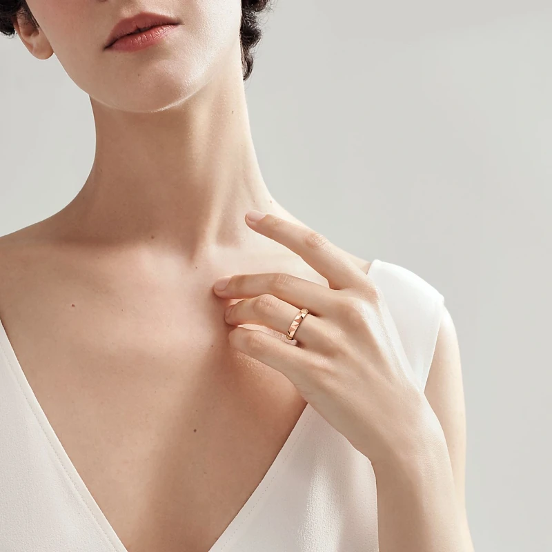 Tiffany & Co Tiffany True® Band Ring in Rose Gold (SIZE 49) 68652308 3