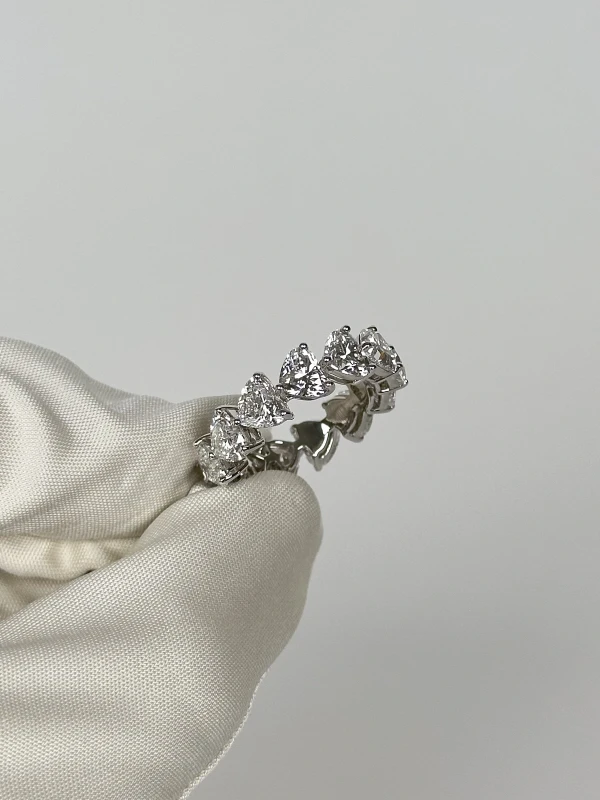 СЕРЬГИ NO NAME HEART DIAMONDS 9.47 CT E-G/VS RING (GIA) NN9.47CT E-G/VS (GIA) 3