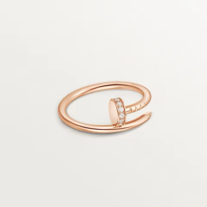 Cartier JUSTE UN CLOU RING, SMALL MODEL, DIAMONDS (SIZE 52) B4244852 2