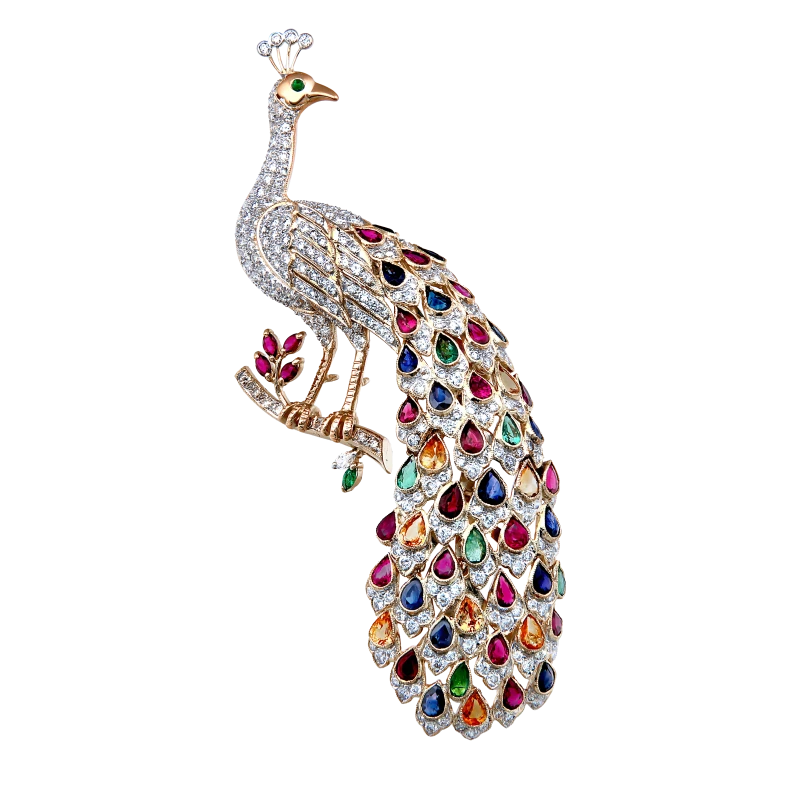 Earrings without a brand DIAMOND BROOCH BROOCH 3111 1