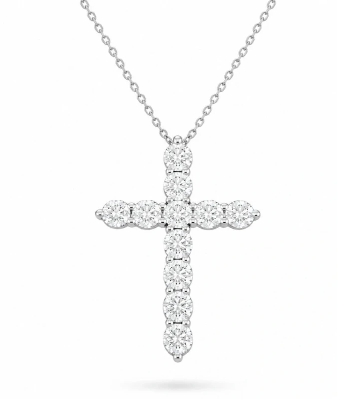 DIAMOND CROSS 2.05 CT FINE WHITE/VS