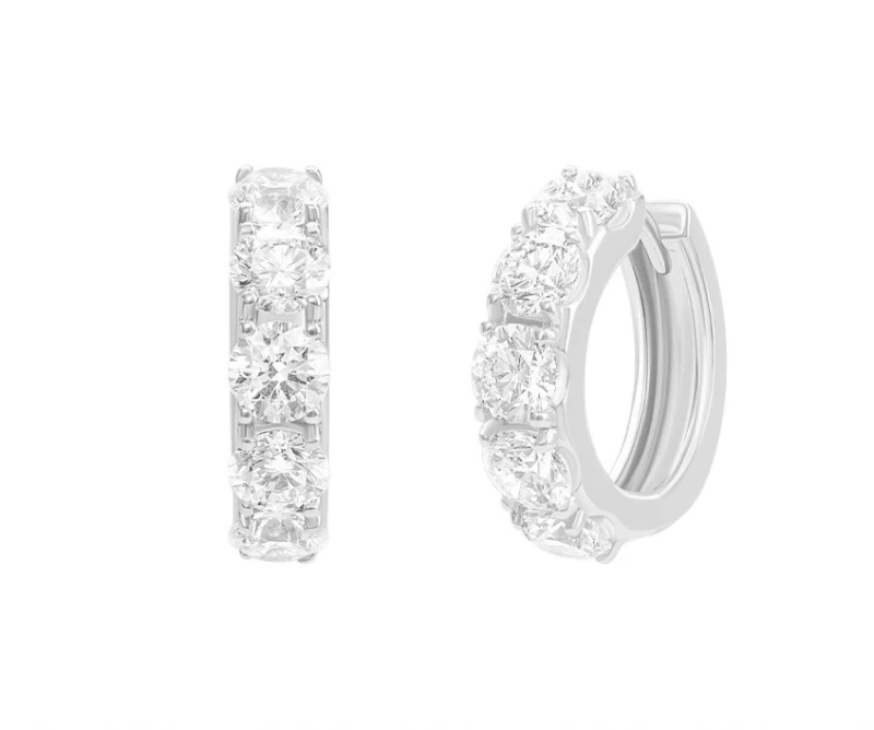 ROUND DIAMONDS 1.15 CT EARRINGS