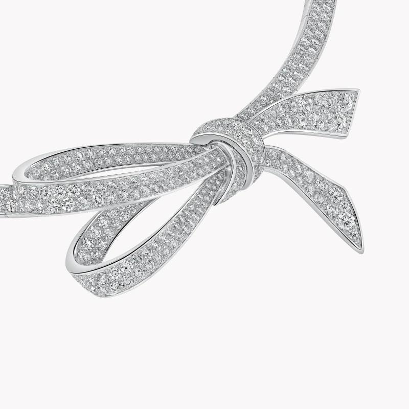 GRAFF Tilda's Bow Diamond 14.61 ct Necklace RGN899 4