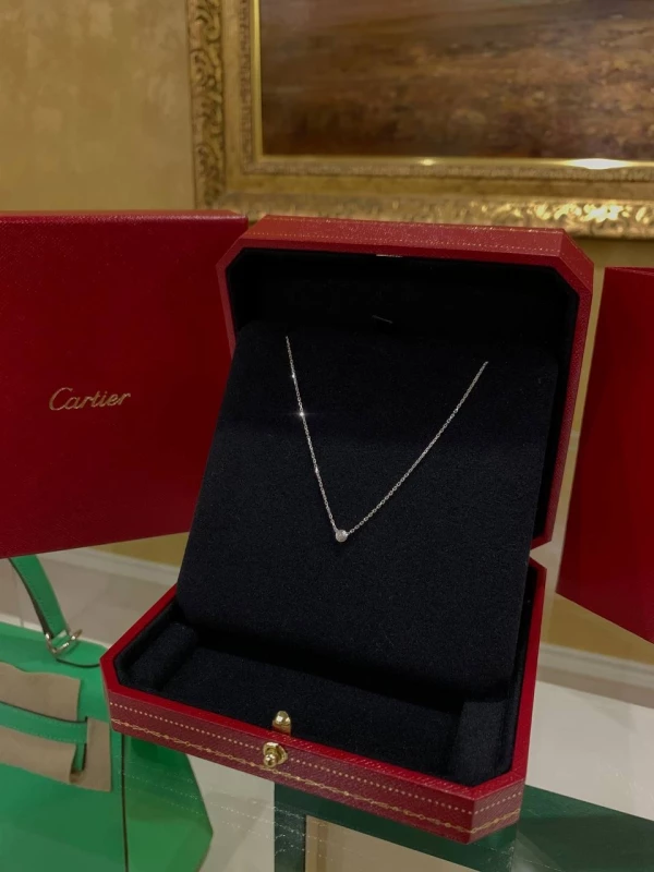 Cartier D'AMOUR NECKLACE XS, WHITE GOLD B7224515 7