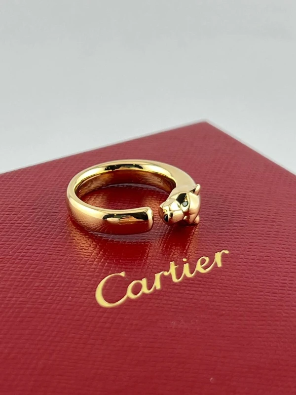 Cartier Panthère de Cartier ring, Small model, , Yellow gold (SIZE 53) B4230151 4