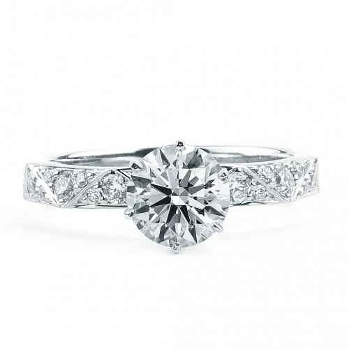 No name ROUND DIAMOND 1.00 CT G/VS1 RING (GIA) 252521 1