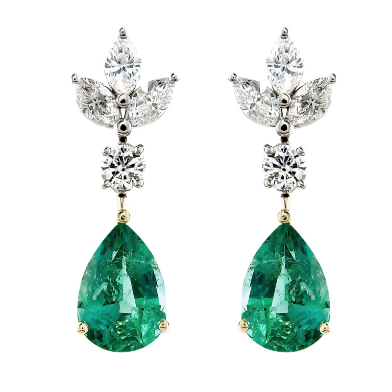 EMERALD 4.75 CT EARRINGS