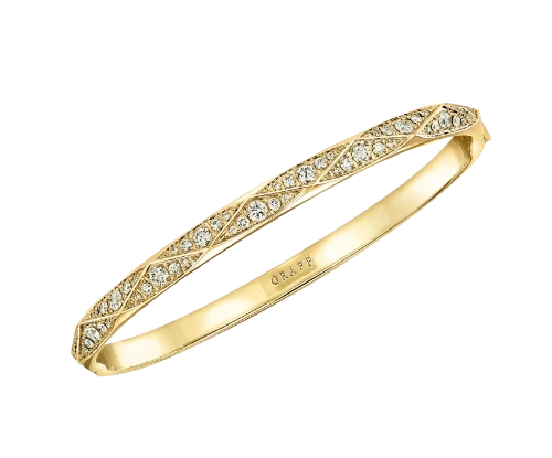 Laurence Graff Signature Pavé Diamond Bangle (SIZE 16)