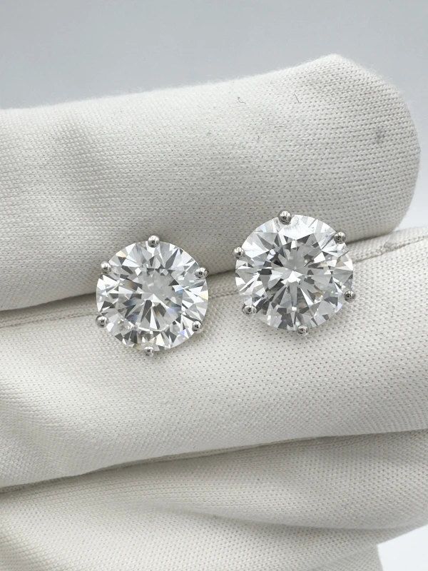 СЕРЬГИ NO NAME СЕРЬГИ С БРИЛЛИАНТАМИ 3.01 - 3.05 E/VS1 (GIA) 3.01-3.05 E/VS1 (GIA) 2