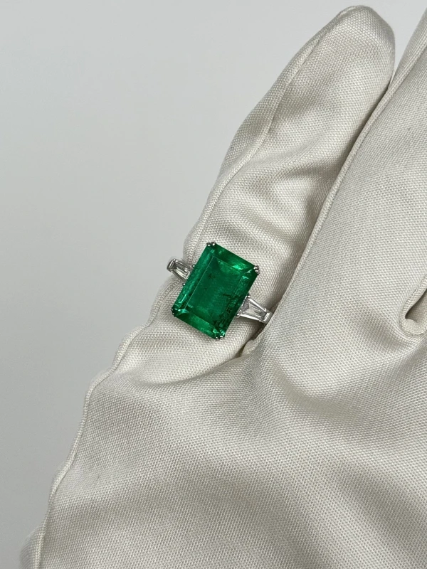 СЕРЬГИ NO NAME EMERALD DIAMOND 5.08 CT RING (SIZE 55) EM5.08CT 5
