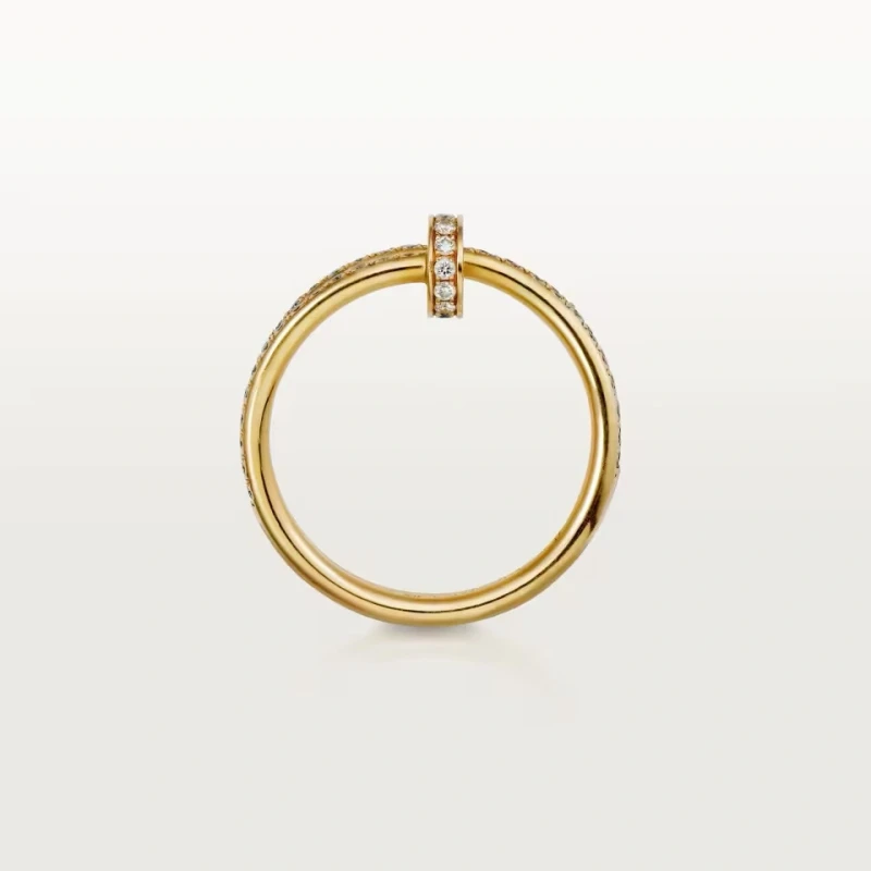 Cartier Juste un Clou ring, double, semi-paved (SIZE 49) B4211949 3
