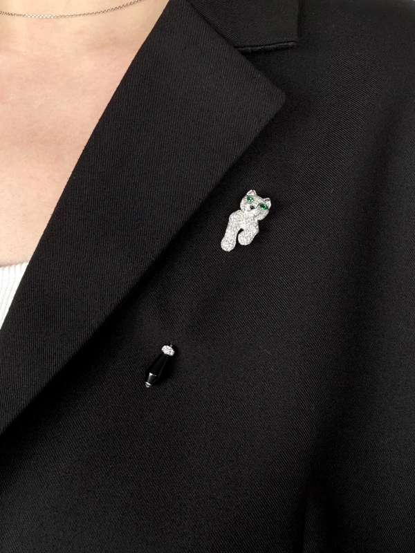 Cartier PANTHERE DE CARTIER JABOT PIN BROOСH LU78938414902 5