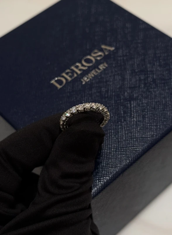 DeRosa ROUND DIAMOND ETERNITY RING 2.05 CT R205278 3