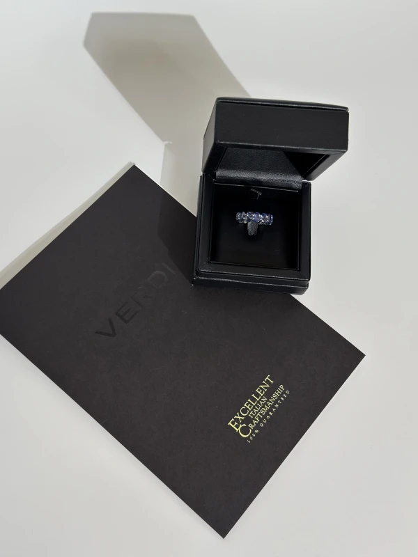 VERDI JEWELLERY КОЛЬЦО С САПФИРАМИ 13,29 CT A04M 4