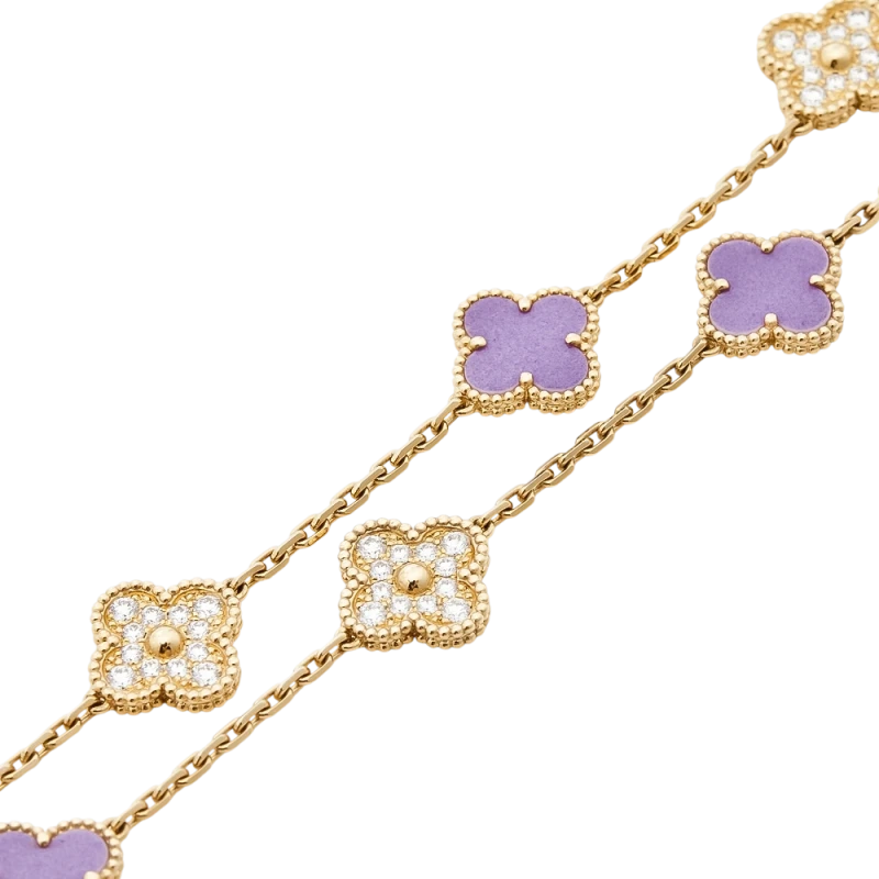 Van Cleef & Arpels Vintage Alhambra long necklace, 20 motifs VCARPOY600 2