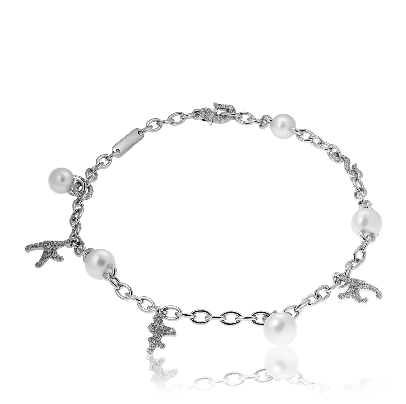 PEARS&DIAMOND NECKLACE